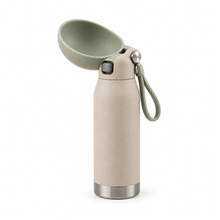 Nomad pet travel water bottle isolated on a clean white background