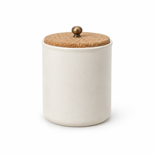 Stoneware Treat Canister on a clean white background
