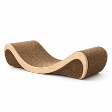 Arc Sculptural Scratcher isolated on a clean warm-white background