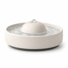 Luna Ceramic Water Fountain isolated on a clean white background